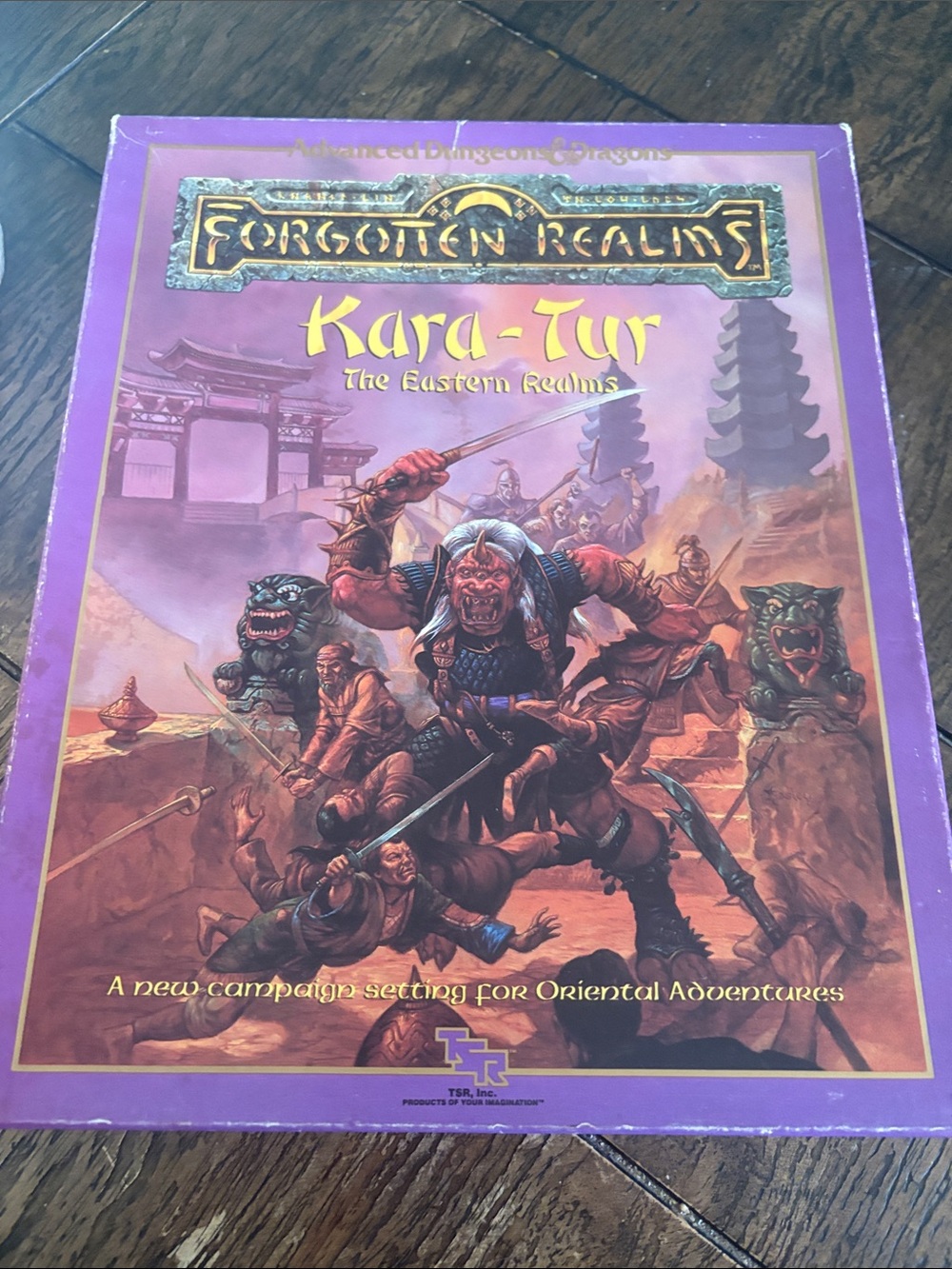 Kara-Tur Art Poster — Purple Fantasy Cover